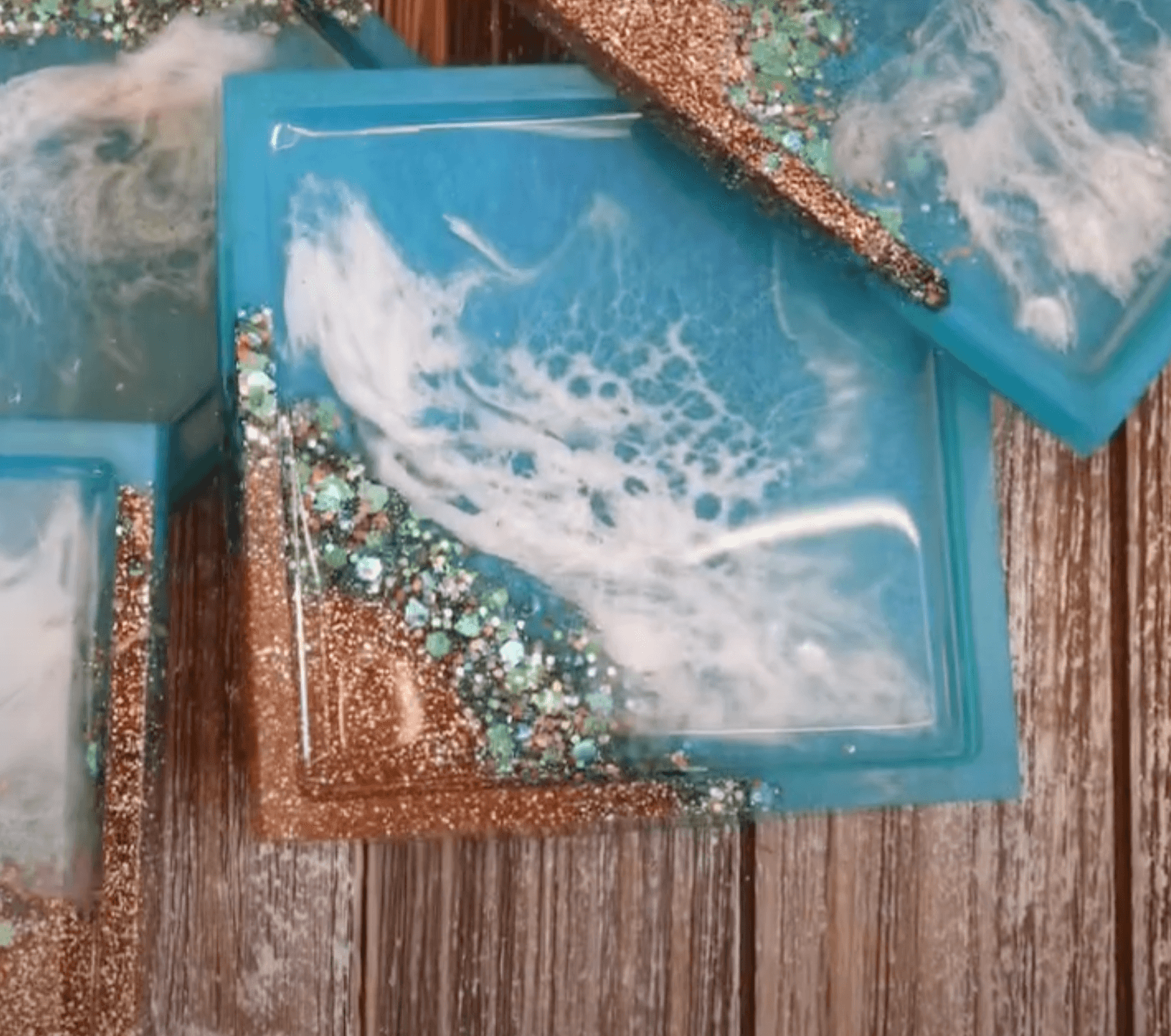 Epoxy Resin Beach Coaster