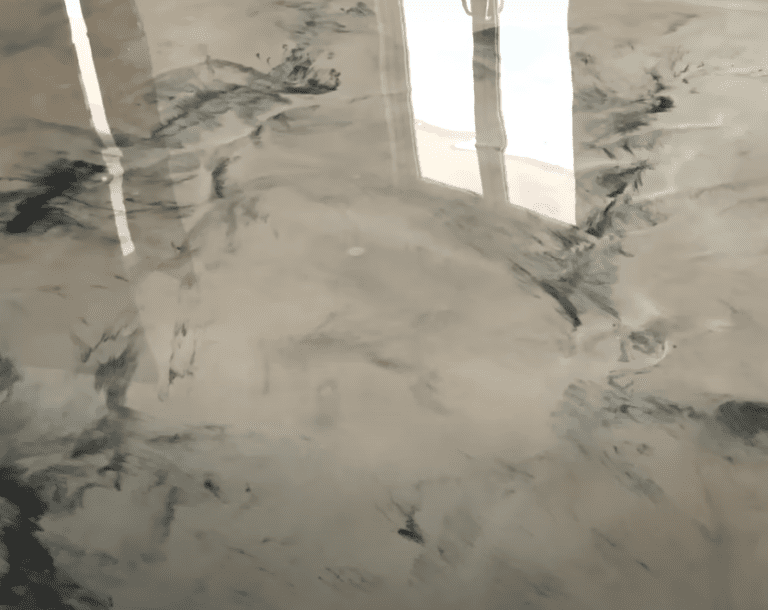 Epoxy Resin Metallic Marble Floor