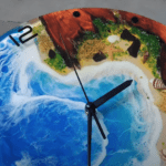 Ocean Epoxy Resin Clock DIY