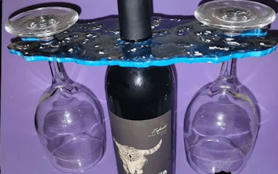 Toffee Epoxy Resin Wine Butler