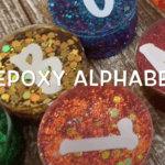 Epoxy Alphabet Magnets For Kids