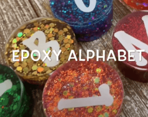 Epoxy Alphabet Magnets For Kids