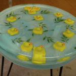 Epoxy Resin Kids Rubber Duck themed table