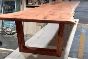 Mahogany Epoxy Coffee Table