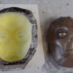 Epoxy resin mask and diy silicone mold