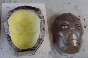 Epoxy resin mask and diy silicone mold